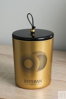 Аромасвеча Деко Золотая ваниль 180 г Esteban