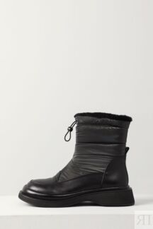 Ботинки кожаные на кулиске Abricot