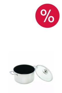 Кастрюля с крышкой Nonstick Clad Swiss Diamond
