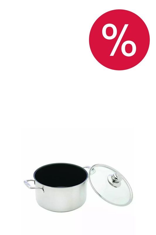 Кастрюля с крышкой Nonstick Clad Swiss Diamond фото 1