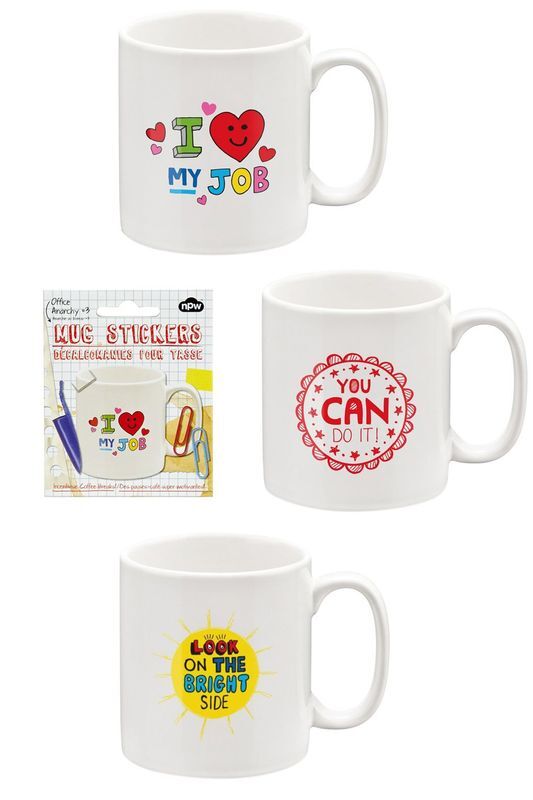 Наклейки для кружки I Love My Job Kawaii Factory