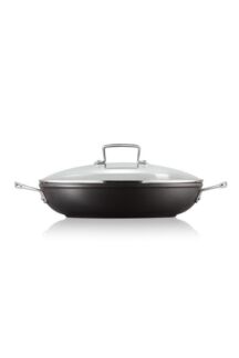 Кастрюля низкая со стеклянной крышкой 30 см Le Creuset