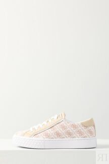 Кеды с принтом из монограмм Guess