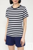 Футболка хлопковая в полоску PEPE JEANS фото 1