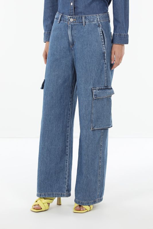 Джинсы с накладными карманами LEVI'S фото 1