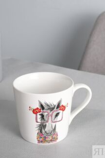 Кружка фарфоровая с принтом Mikasa Horse Kitchen Craft