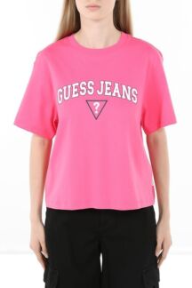 Футболка хлопковая с логотипом Guess Jeans