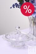 Конфетница хрустальная с крышкой Picadelli Crystalite Bohemia фото 1