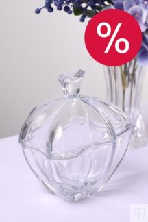 Конфетница хрустальная Vulcano Crystalite Bohemia