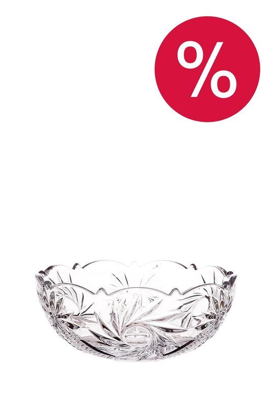 Конфетница хрустальная Pinwheel Crystalite Bohemia фото 1