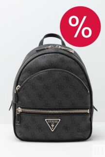 Рюкзак с принтом из монограмм бренда Manhattan Guess