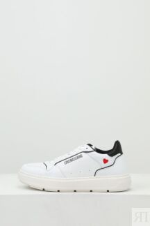 Кроссовки кожаные Love Moschino