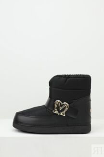 Сапоги утепленные с логотипом Love Moschino