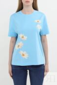 Футболка хлопковая с принтом Esprit Casual фото 1