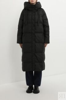Пальто утепленное с капюшоном ELEGANZZA