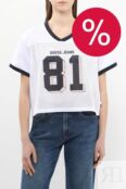 Футболка с v-вырезом Guess Jeans фото 1
