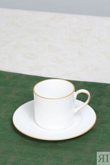 Чашка с блюдцем фарфоровая Elegance 21maison