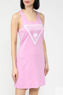 Платье-майка хлопковое с логотипом Guess