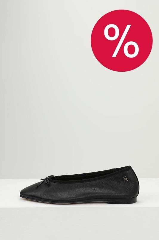 Балетки кожаные Tommy Hilfiger фото 1
