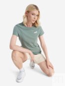 Футболка женская PUMA Ess Small No. 1, Зеленый 682373P0P-30 фото 4