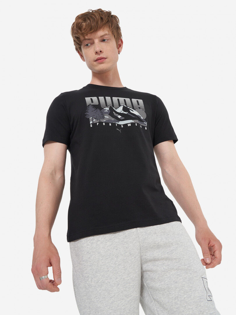 Футболка мужская PUMA, Черный 684828P0P-01 фото 1