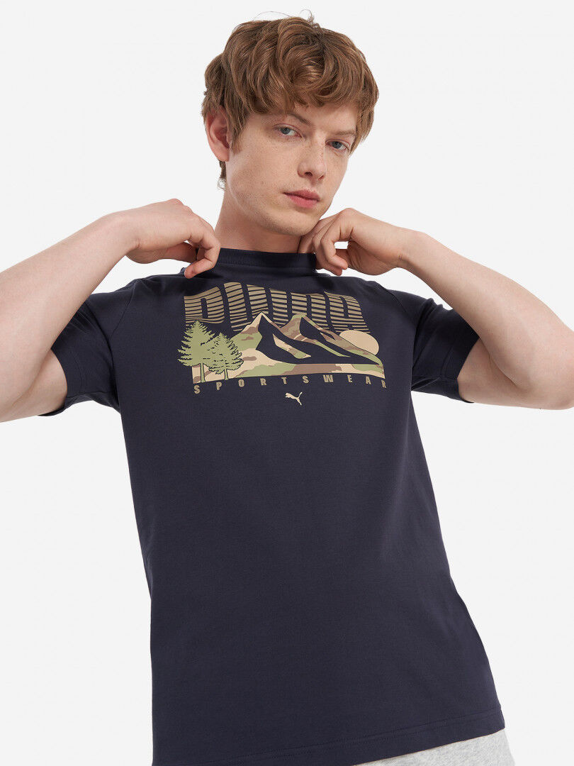 Футболка мужская PUMA, Синий 684828P0P-16 фото 1