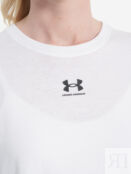 Футболка женская оверсайз Under Armour Campus, Белый 1387193U0F-100 фото 5