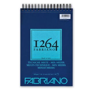 Альбом для смешанных техник на спирали Fabriano "1264 MIX MEDIA" 21х29,7 см