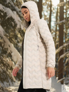 Пуховик женский Columbia Delta Ridge II Long Down Jacket, Бежевый