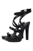 Кожаные босоножки Lock Yourself Dsquared2 HSW0257 фото 1