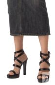Кожаные босоножки Lock Yourself Dsquared2 HSW0257 фото 3