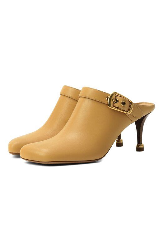 Кожаные мюли Andrea 75 Chloé CHC25S08CQK фото 1