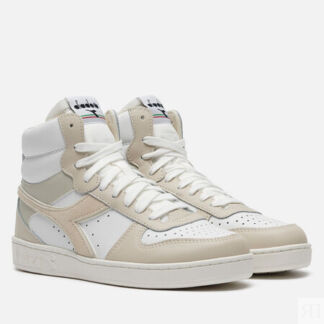 Женские кроссовки Diadora Magic Basket Mid Leather, цвет бежевый, размер 40