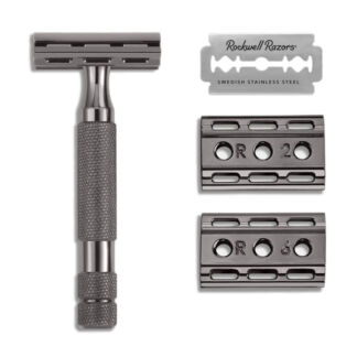 Т-образная бритва Rockwell Razors 6C, темный хром Rockwell Razors Т-образна
