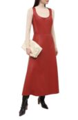 Кожаное платье Oscar de la Renta фото 2