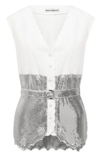 Хлопковый топ Paco Rabanne