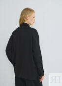 Блузка из сатина, Черный O`Stin OWNS01008AO02-99 фото 3