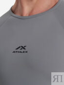 Футболка компрессионная мужская Athlex Flex Pro, Серый 125977A31-92 фото 5