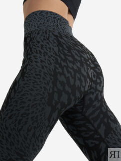 Легинсы женские Demix HighFlow Yoga Seamless Gfx, Черный