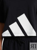 Футболка женская adidas, Черный JG8736A01-. фото 5