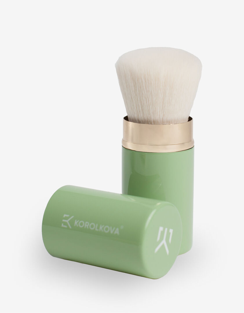 Кисть для макияжа Retractable Kabuki Brush (пудра бронзер румяна) Korolkova фото 1