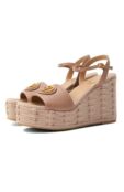 Кожаные босоножки VLogo Signature Valentino 6W0S0LY9/DTW фото 1