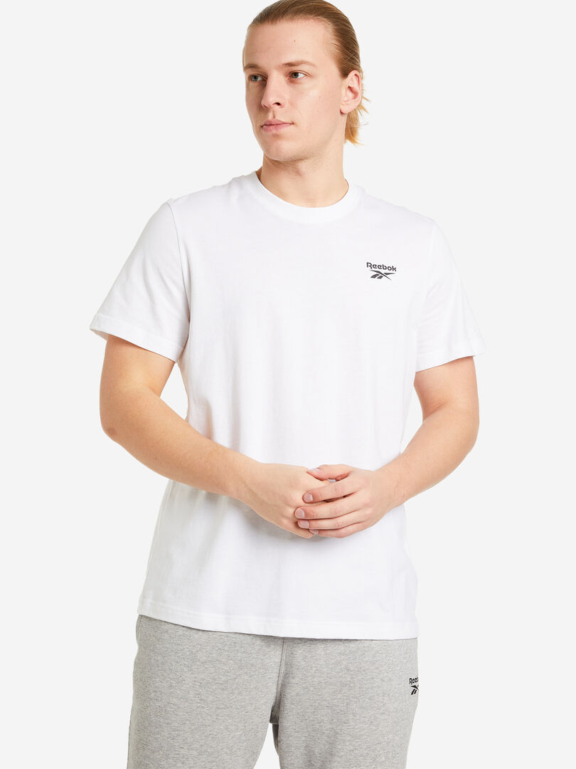 Футболка мужская Reebok Left Chest Logo Tee, Белый HG4443R00-. фото 1