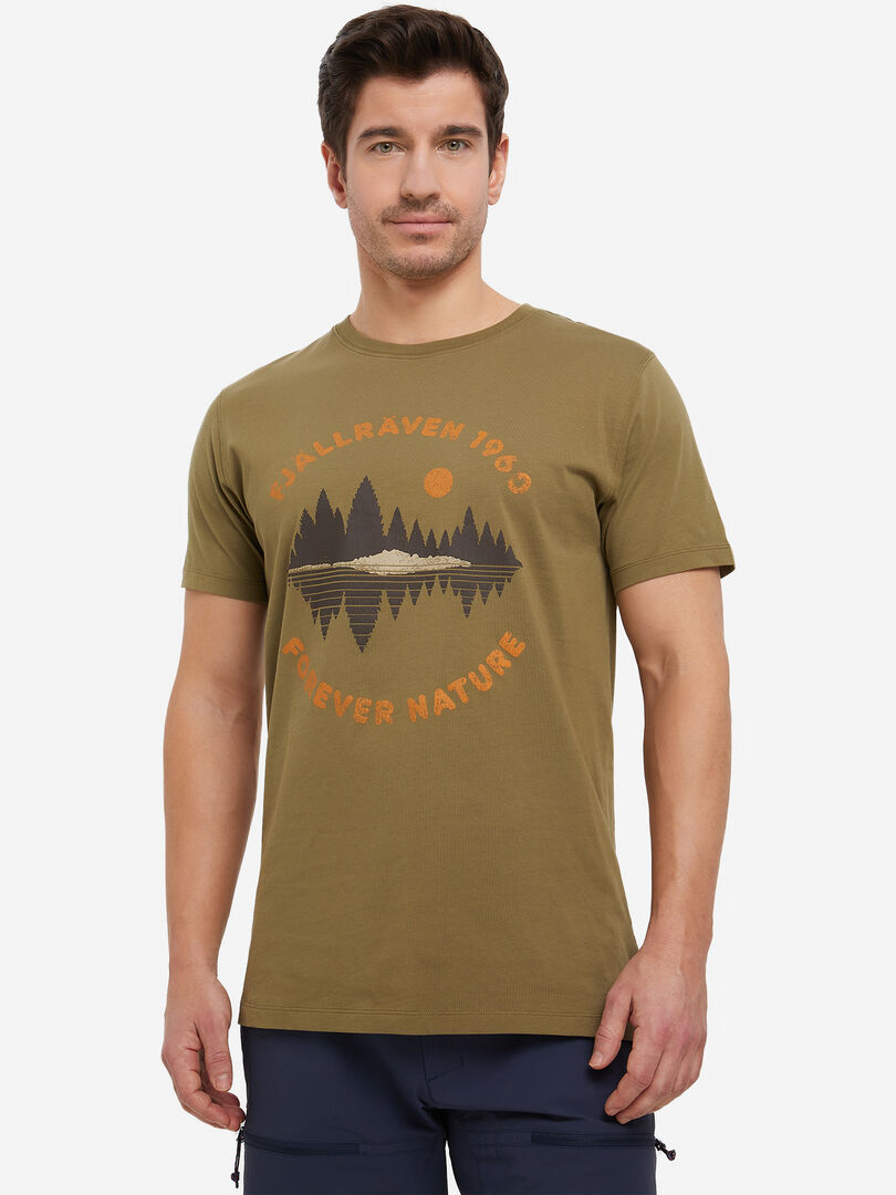 Футболка мужская Fjallraven Forest Mirror, Зеленый F87045FJR-620 фото 1