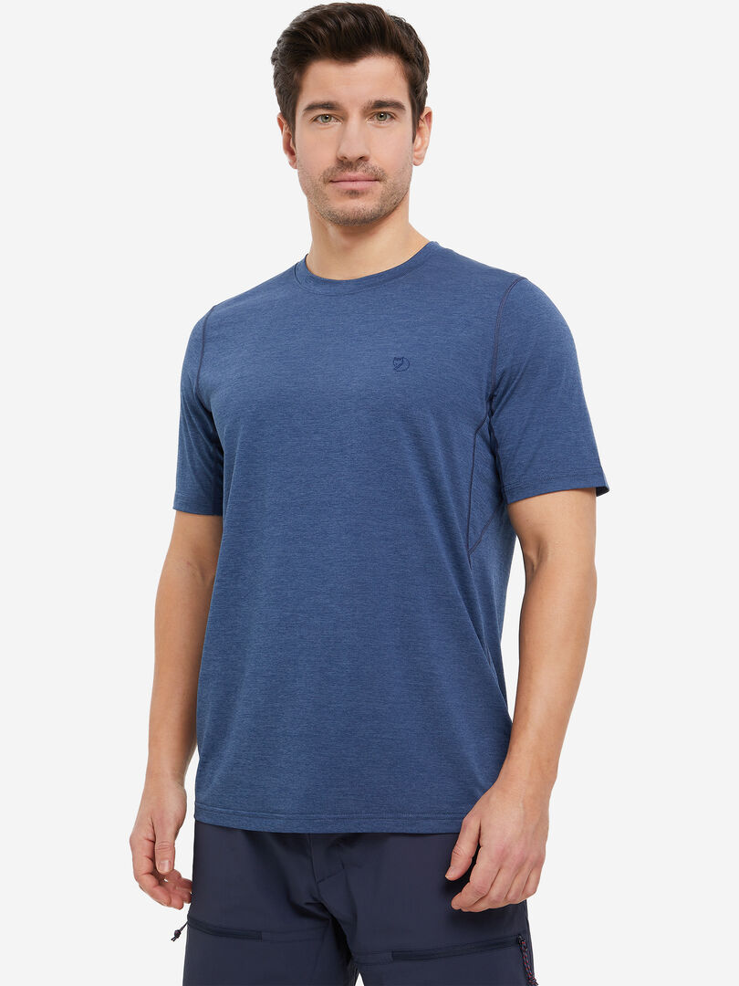 Футболка мужская Fjallraven Abisko Day Hike, Синий F87197FJR-534 фото 1