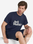 Футболка мужская Jack Wolfskin Brand, Синий 1809771J01-1010 фото 1
