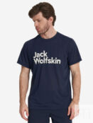 Футболка мужская Jack Wolfskin Brand, Синий 1809771J01-1010 фото 2