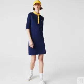 Женское хлопковое платье-поло Lacoste
