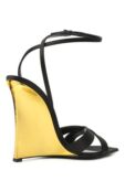 Текстильные босоножки Lydia 100 Saint Laurent 830287/9QNA0 фото 5