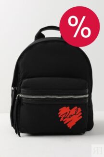 Рюкзак с карманом Hearts Karl Lagerfeld
